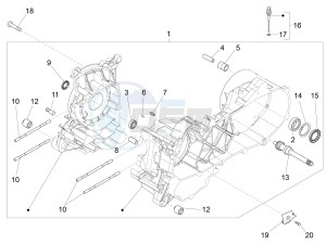 PRIMAVERA 50 4T 4V NOABS E2 (NAFTA) drawing Crankcase