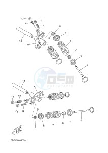 YZF-R125 R125 (5D7K 5D7K 5D7K 5D7K) drawing VALVE