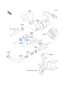 ZX 1100 D [NINJA ZX-11] (D4-D6) [NINJA ZX-11] drawing FUEL PUMP