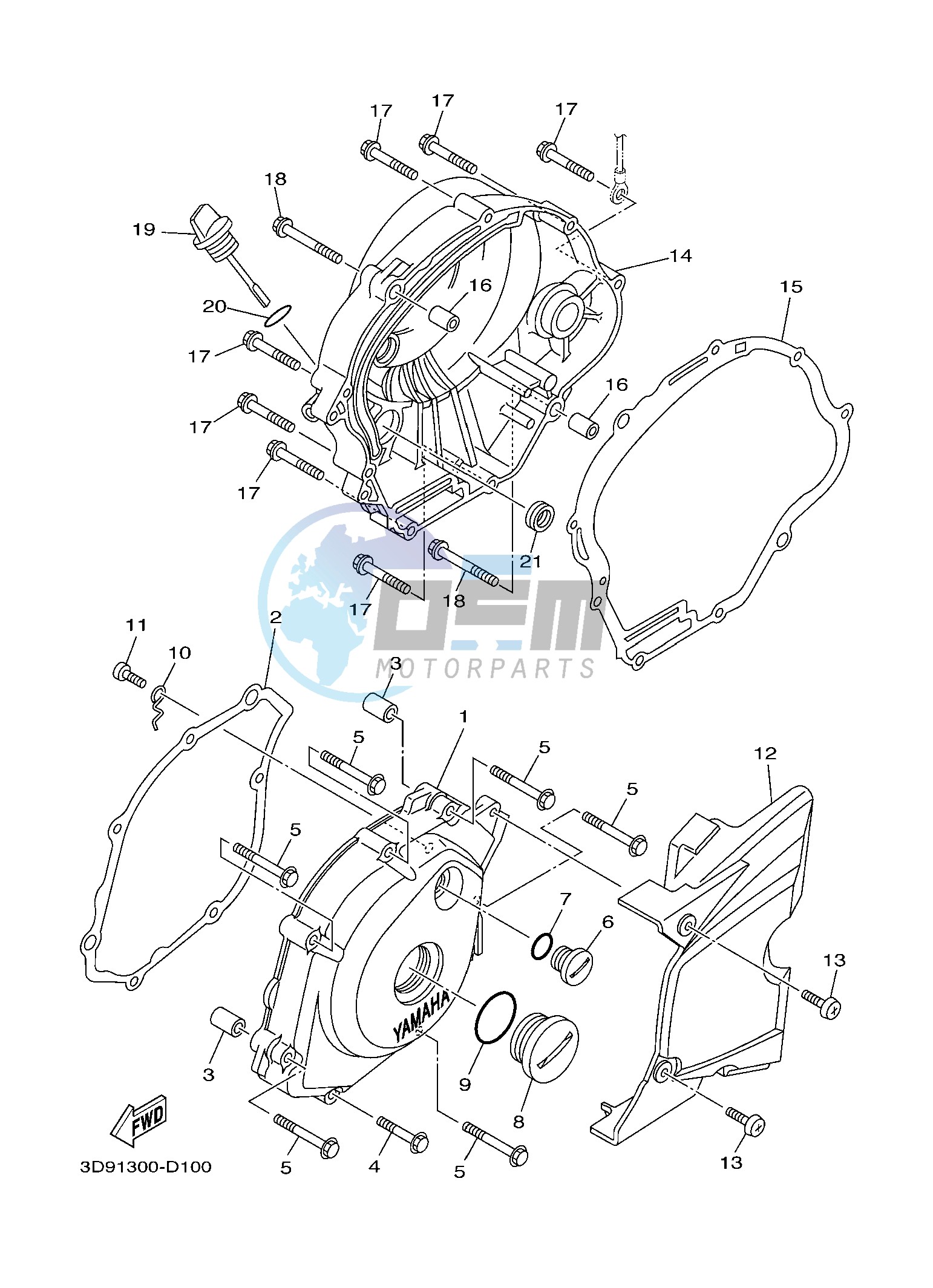 CRANKCASE COVER 1