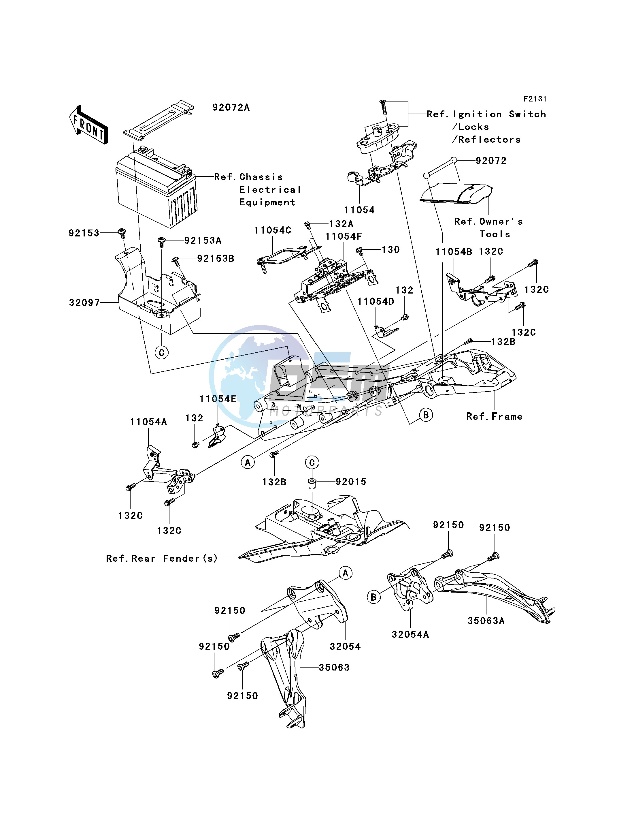 FRAME FITTINGS-- REAR- -