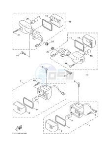 YW125 YW125CB (37D5) drawing FLASHER LIGHT