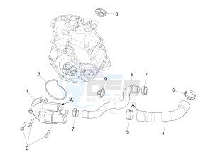 GTS 300 IE ABS E4 (APAC) drawing Cooler pump