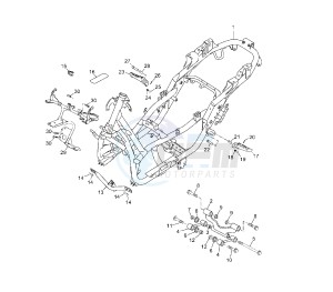 YP R X-MAX SPORT 250 drawing FRAME