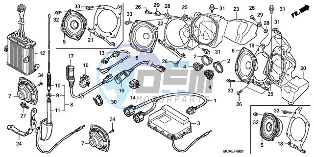 AUDIO UNIT (AIRBAG)