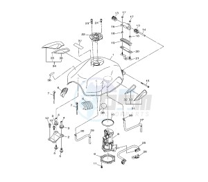 XJ6-S DIVERSION 600 drawing FUEL TANK