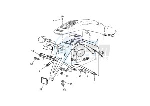 WR F 450 drawing BRACKET, LICENCE EURO KIT