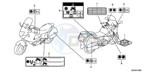 NT700VB drawing CAUTION LABEL