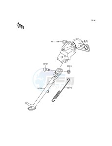 ER-6N ER650EEF XX (EU ME A(FRICA) drawing Stand(s)