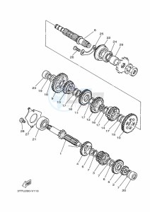 DT125 (3TTV) drawing TRANSMISSION