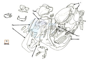 Ark AC 25 Glossy Black-Silver 50 drawing Colored parts