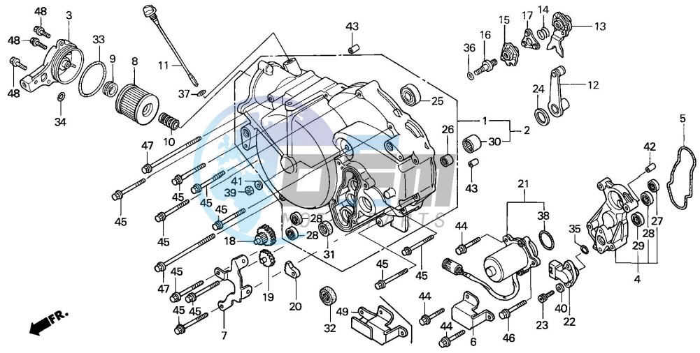 FRONT CRANKCASE COVER (2)