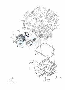 TRACER 900 GT MTT850D (B1JD) drawing OIL CLEANER