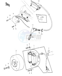 KDX 250 B [KDX250] (B1) [KDX250] drawing IGNITION_GENERATOR