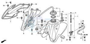 CRF50F drawing FUEL TANK