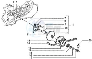 DNA GP EXPERIENCE 50 drawing Driving pulley