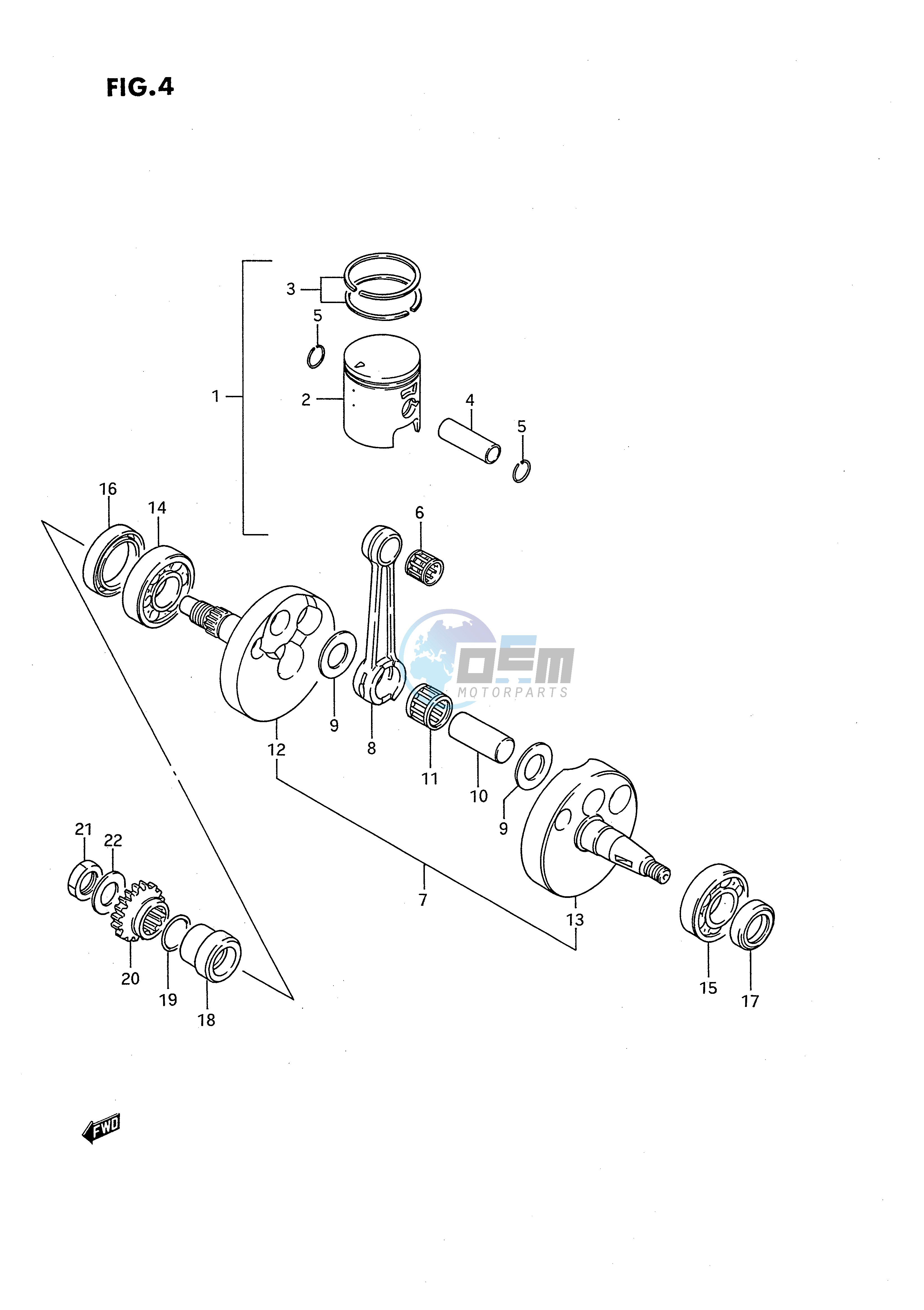 CRANKSHAFT (MODEL G H)