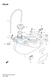 RM-Z450 (E3) drawing FUEL TANK