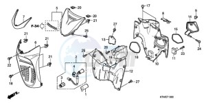 SH300AR9 UK - (E / ABS MKH SPC) drawing FRONT COVER