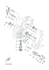 YP400RA X-MAX 400 ABS X-MAX (1SDA 1SDA 1SDA 1SDA) drawing OIL PUMP