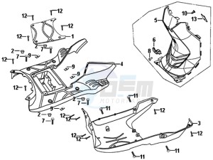 CROX 50 (AE05W6-NL) (L5-M1) drawing BOTTOM PLATE / FRAMECOWLING