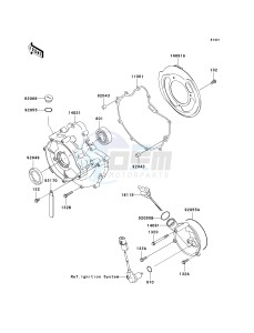 KVF 360 B [PRAIRIE 360] (B6F-B9F) B8F drawing ENGINE COVER-- S- -