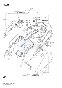 GSX1300R (E50) Hayabusa drawing FRAME COVER