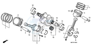 XL1000VA9 UK - (E / ABS MKH) drawing CRANKSHAFT/PISTON