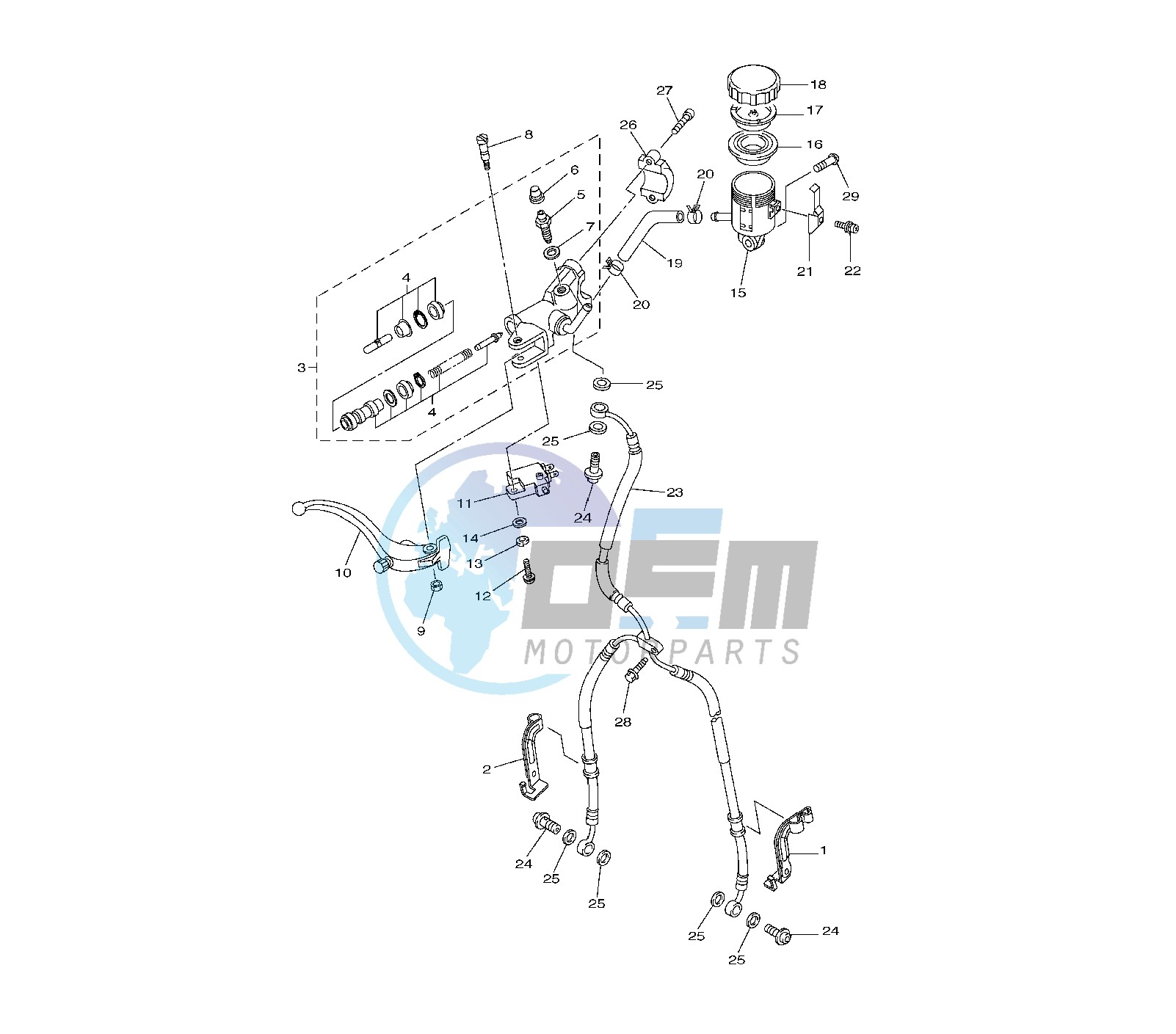 FRONT MASTER CYLINDER