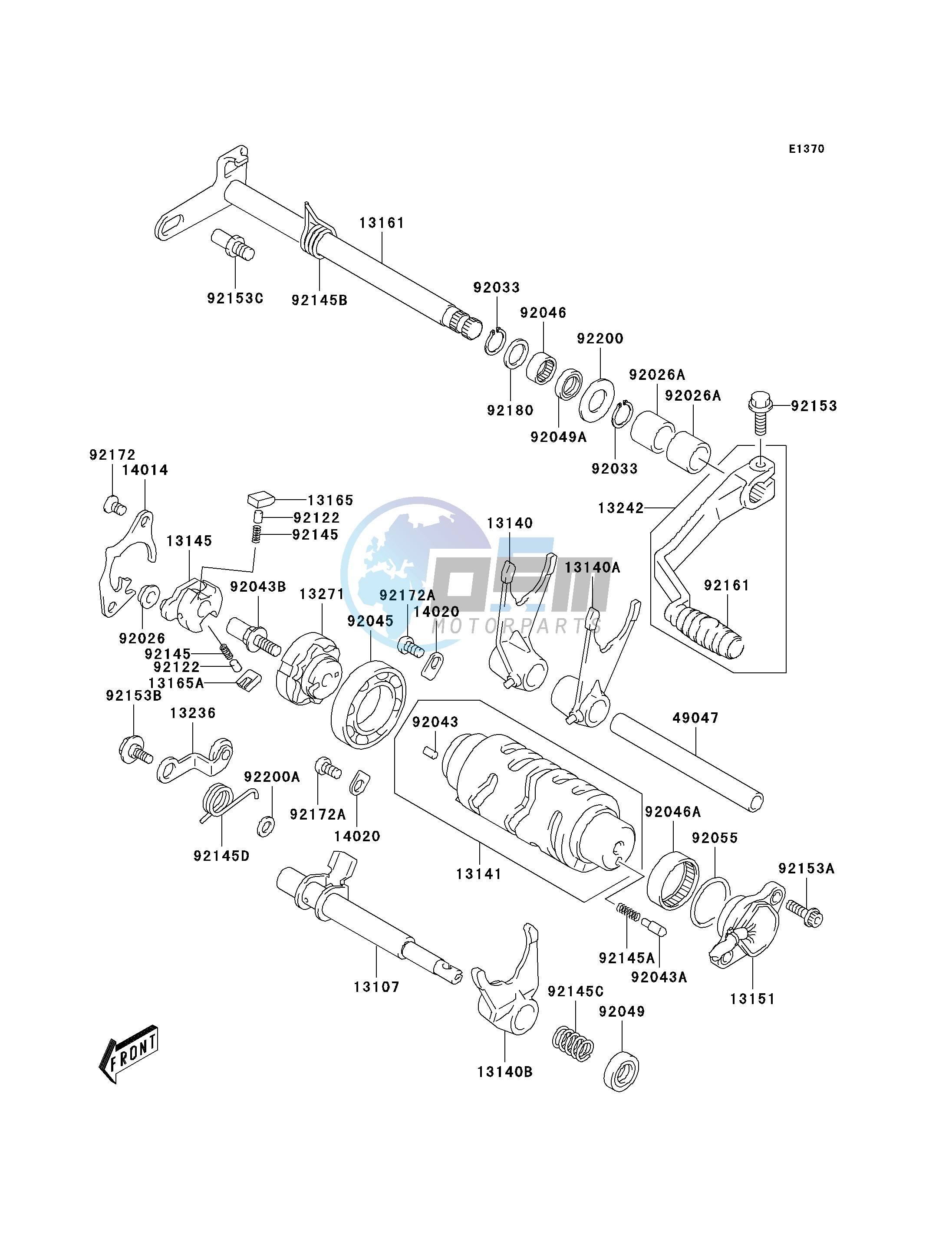 GEAR CHANGE MECHANISM