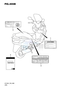 UH125 ABS BURGMAN EU drawing LABEL