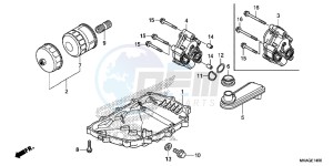 NC750SDG NC750X Europe Direct - (ED) drawing OIL PAN/ OIL PUMP