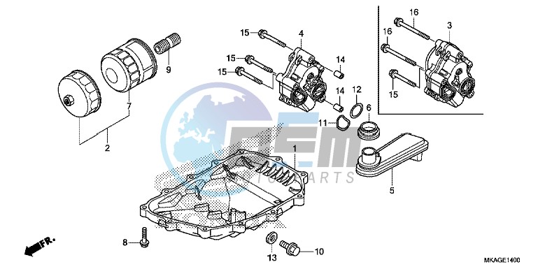 OIL PAN/ OIL PUMP