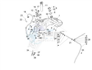 GTS 125 E4 ABS 4T SUPER (EMEA) drawing Fuel tank