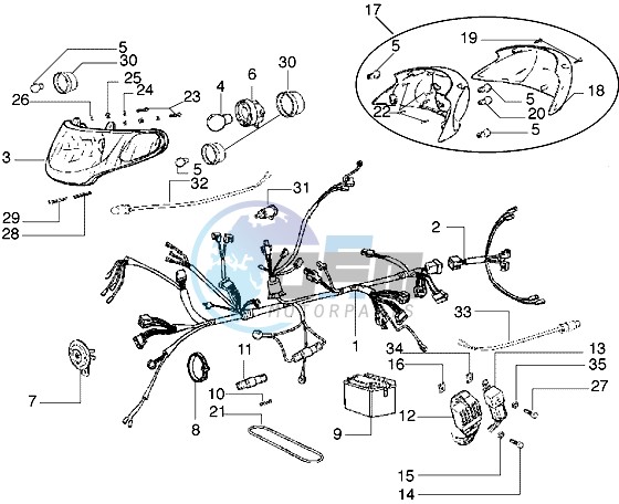 Electrical devices-Front lights and turn signal lamps