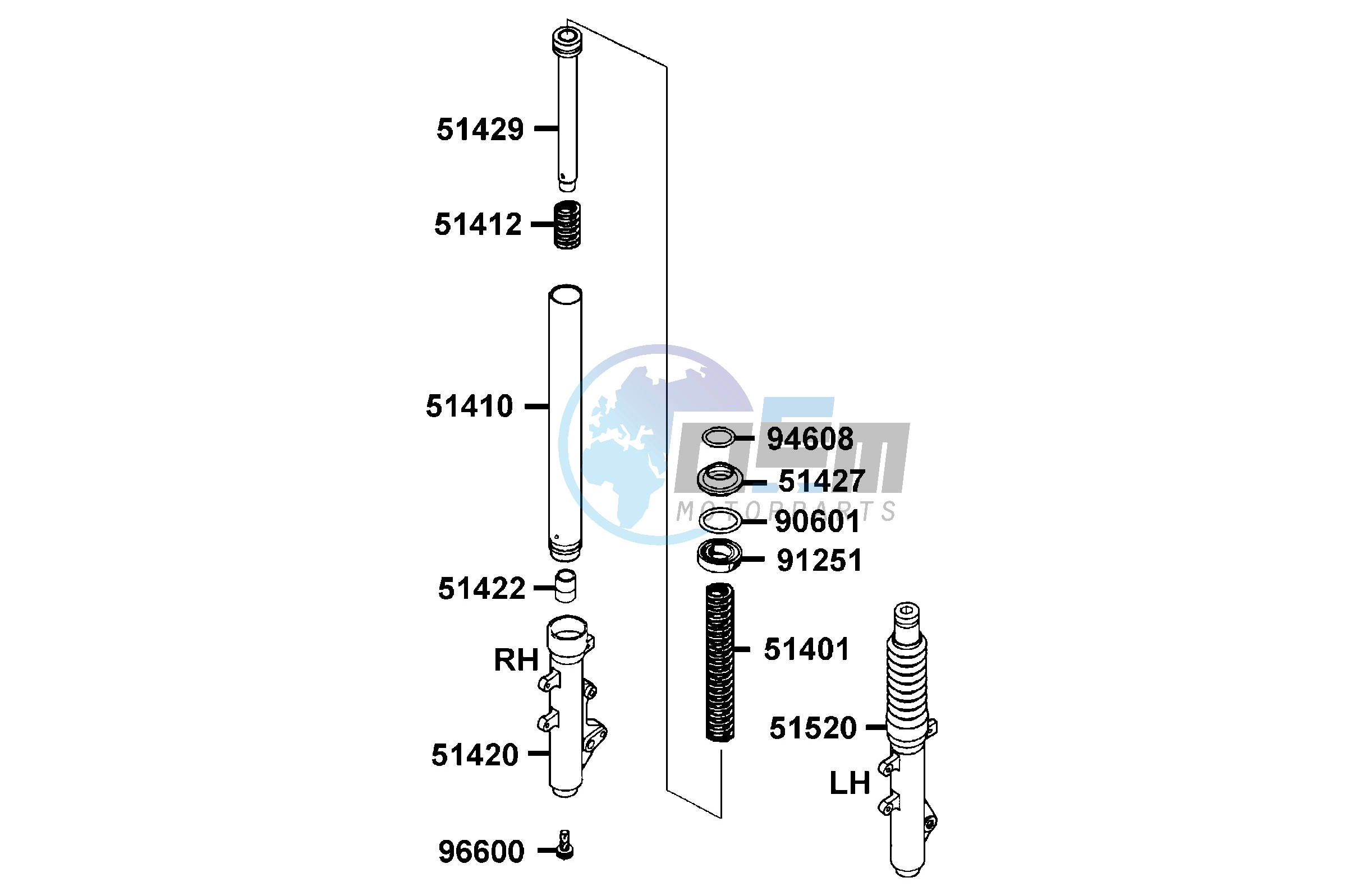 Separated Parts Of FrFork