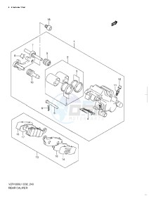 VZR 1800 Z drawing REAR CALIPER