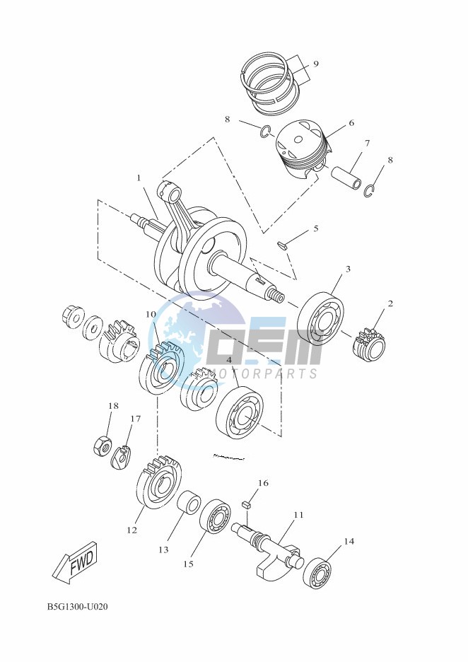 CRANKSHAFT & PISTON