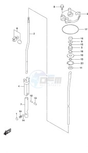 DF 50A drawing Shift Rod High Thrust