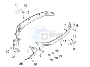 LXV 50 2T CH drawing Side cover - Spoiler