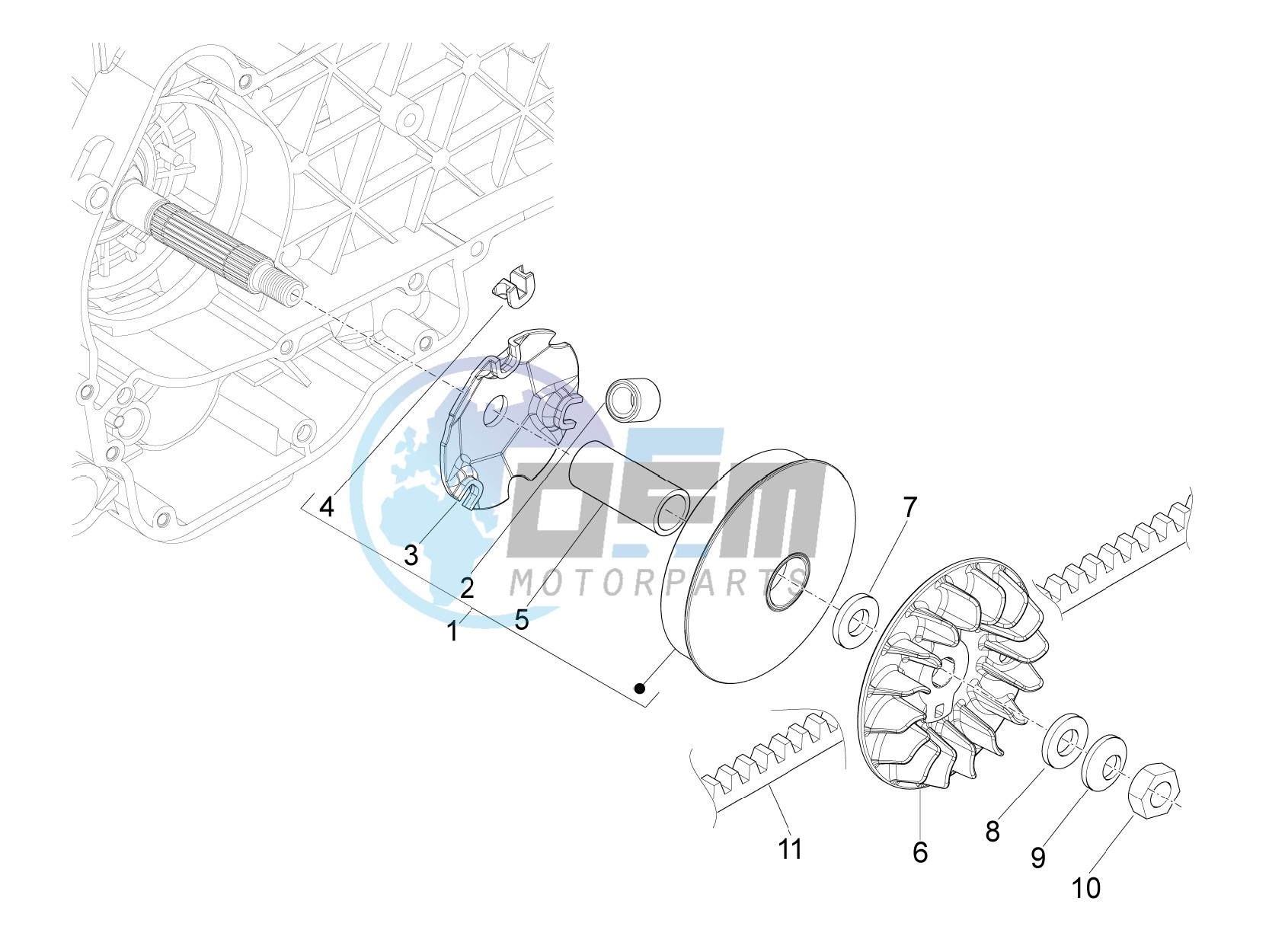 Driving pulley