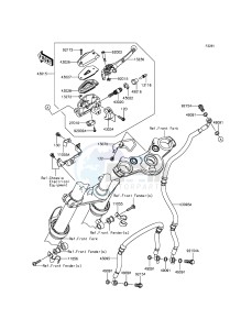 ER-6F EX650EEF XX (EU ME A(FRICA) drawing Front Master Cylinder