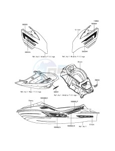 JET_SKI_ULTRA_LX JT1500KFF EU drawing Decals(Ebony)