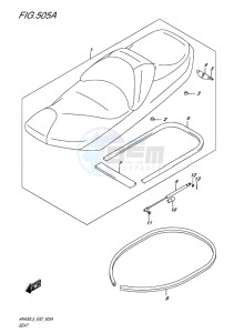 AN400 BURGMAN EU drawing SEAT