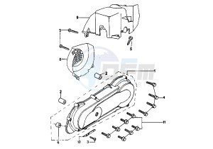 BUXY - 50 cc drawing CRANKCASE COVER