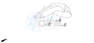 SZX50S X8R-S drawing FRONT FENDER (2)