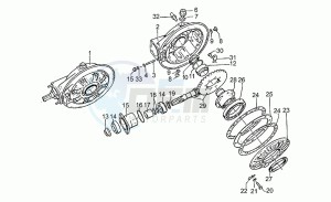 California III 1000 Carburatori Carenato Carburatori Carenato drawing Rear bevel gear