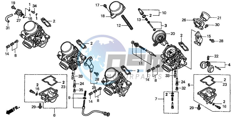 CARBURETOR (COMPONENT PARTS)