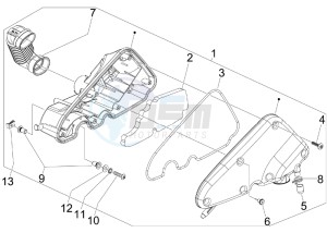 LX 50 4T-4V Touring drawing Air filter