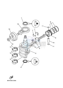 FT25BETL drawing CRANKSHAFT--PISTON